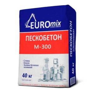 Пескобетон M-300 Евромикс 40 кг