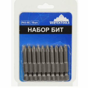 Vertex Набор бит PH2x50 10шт
