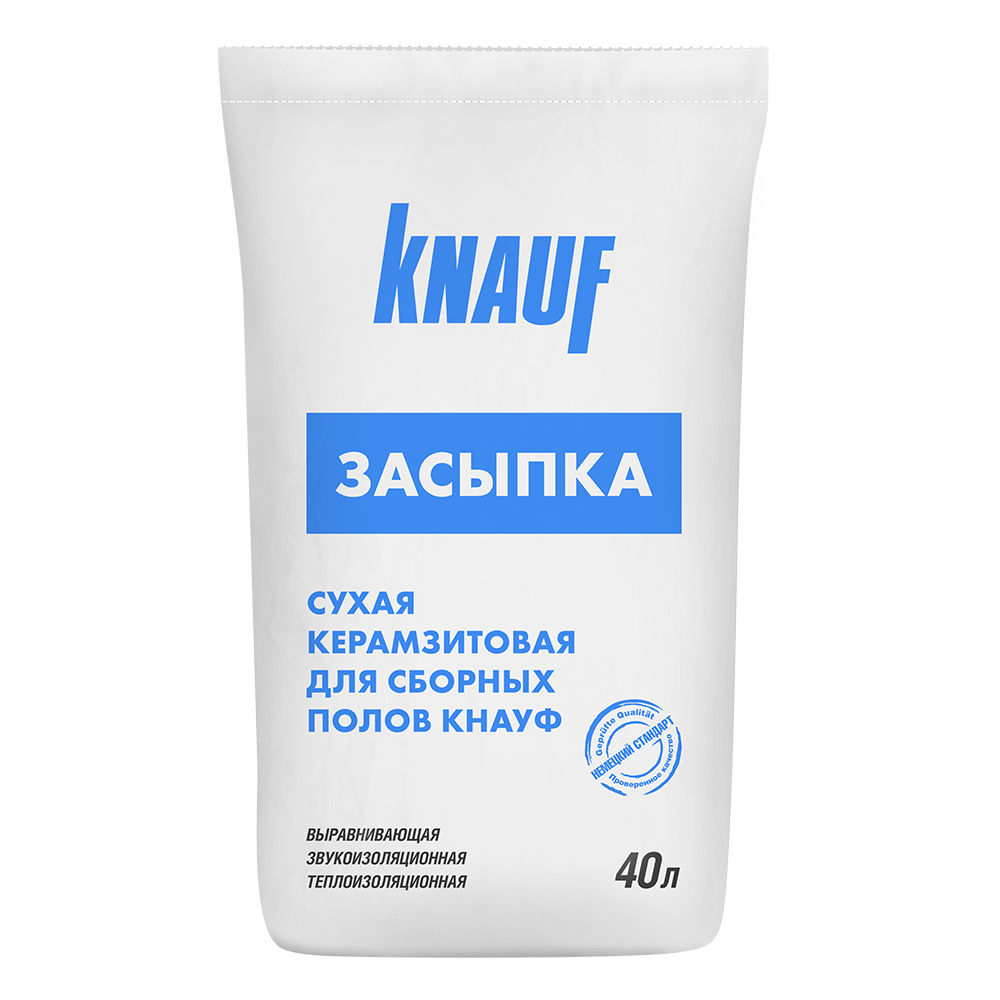 Керамзитовая засыпка фракция 0-5 мм 0,04 куб.м Knauf