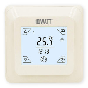 Терморегулятор программируемый IQ THERMOSTAT  TS с ЖК-дисплеем и сенсорными кнопками (00403)