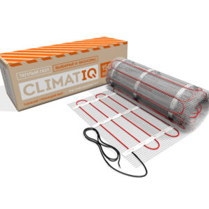 Тонкий самоклеящийся греющий мат CLIMATIQ MAT 0,5м² (0,5 х 1,0) 75Вт